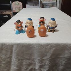 Vtg. Potato Family Toys