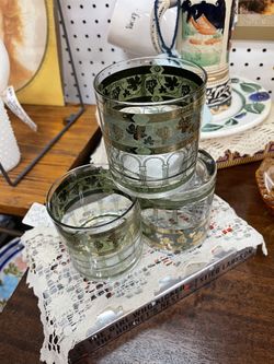 Glassware CERA Egyptian MCM 60’s 22K 