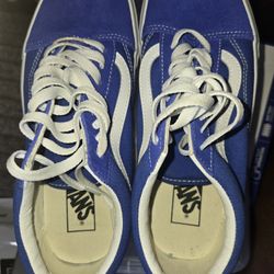 Blue Suede Vans Size 10.5 Women