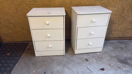 Two 3 drawer dressers