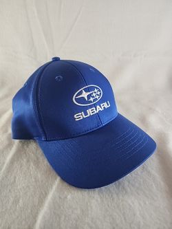 Subaru Gear Hat Cap Embroidered Logo Official Hat Blue Adjustable 