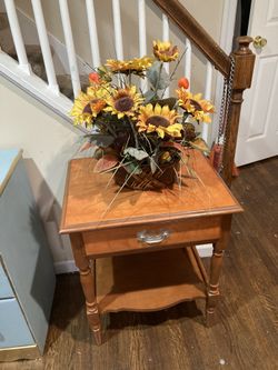 End table wood