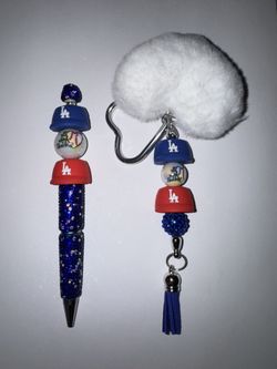 Dodgers Gift Pen And Keychain Set