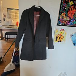 Womens H  & M Pea Coat Size 4 Us