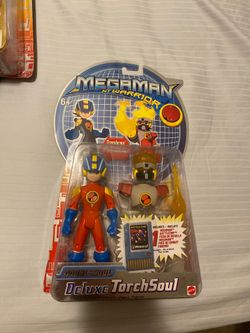 Mattel Mega Man NT Warrior Figure TorchSoul