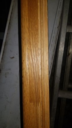14' oak banister railing