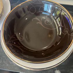 Decorative Plates 12/ Saucers 12 /1 Tray/1 Bowl