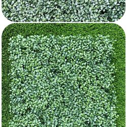 premium artificial hedge 20”x20” wall drop ivy wall