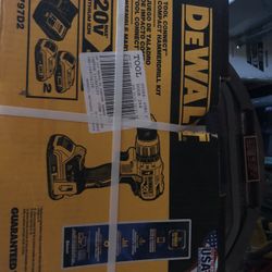 Brand New DeWalt 20-Volt MAX XR with Tool Connect Cordless Compact 1/2 in. Hammer Drill with (2) 20-Volt 2.0Ah Batteries & Charger