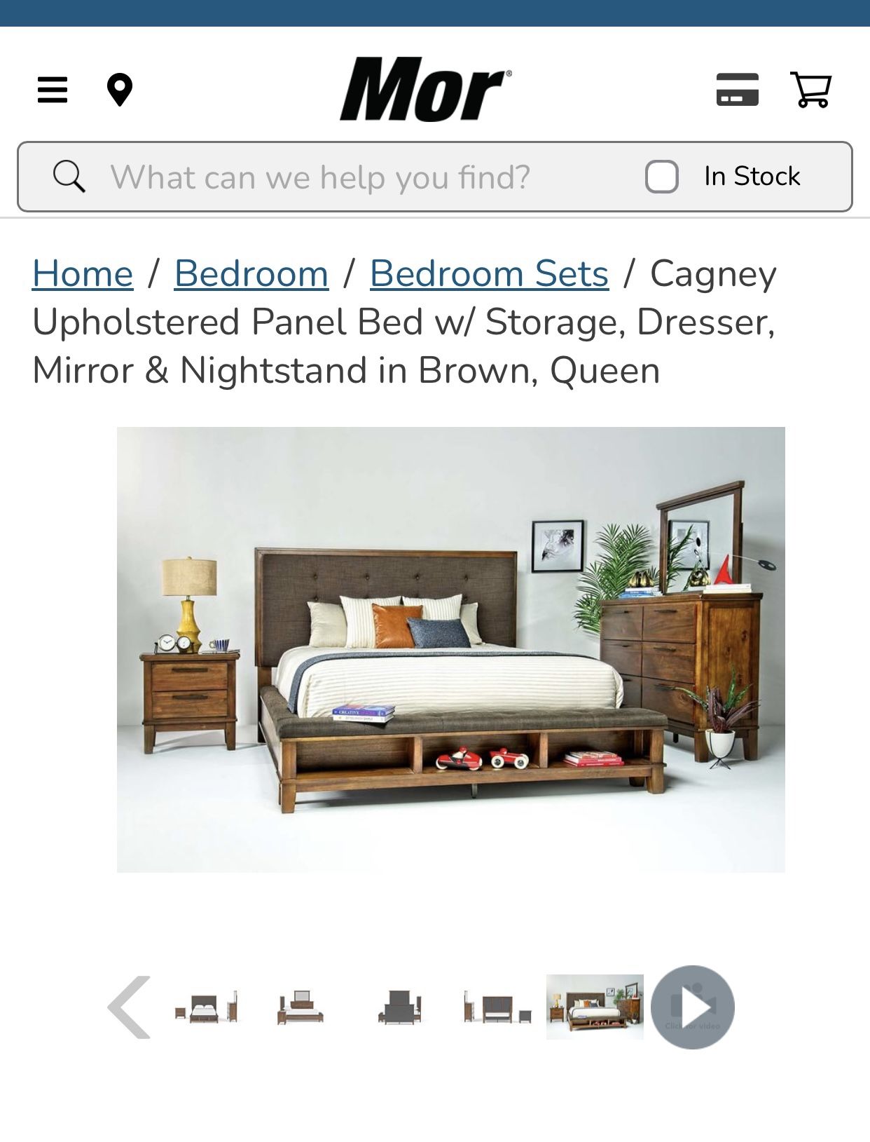 Mor Cagney Queen Bed Set (Need Gone This Weekend)