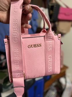 Pink Mini Guess Tote Bag
