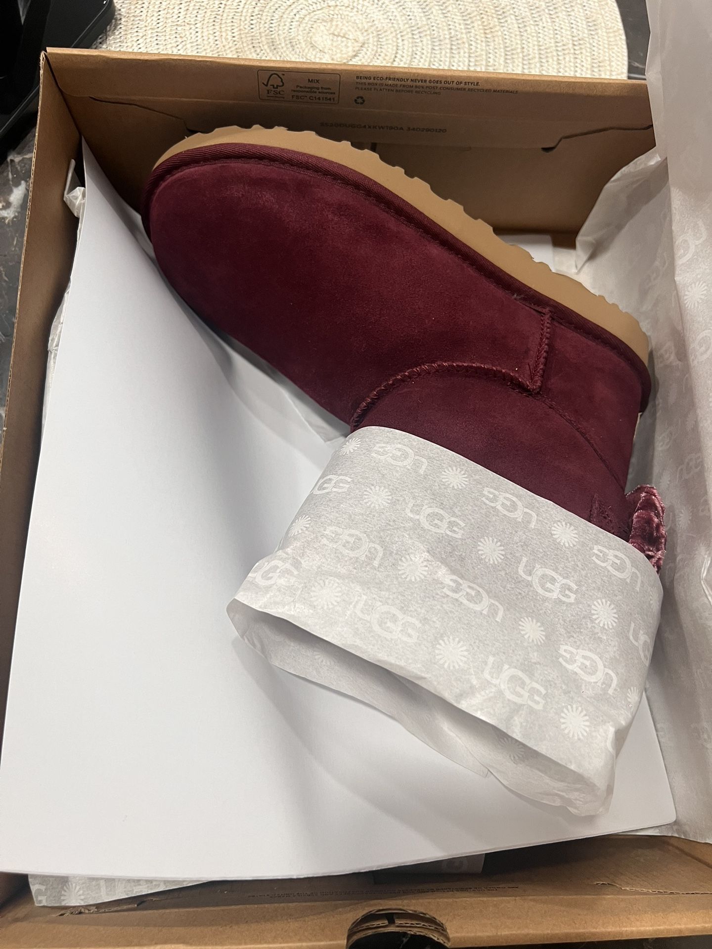 UGG W mini Bailey Bow Crushed Velvet