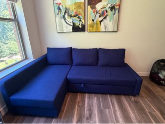 Sleeper sectional, 3-seat with storage