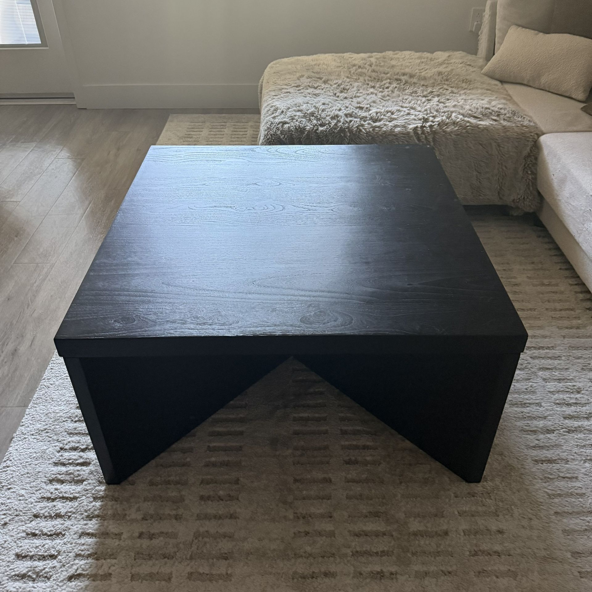 Black Wood Coffee Table