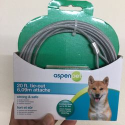 Aspen Pet 20 Ft. Tie Out Dog Leash 