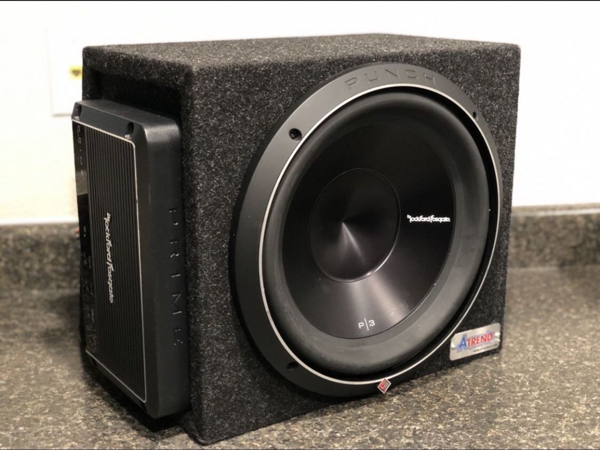 Rockford Fosgate 12 Inch Sub & 1200 Watt Amp Combo