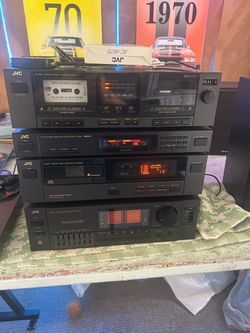 JVC COMPONENT STEREO/MIRAGE HI FI SPEAKERS