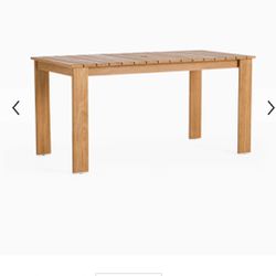 West Elm Outdoor Dining Table Like New