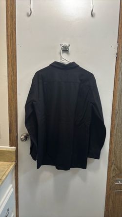 Black Long Sleeve Button-Up Shirt
