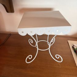 Stand Cake Cupcakes Cookies White Display Serving 