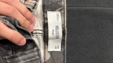 , Hollister camo baggy pants 30 by 30