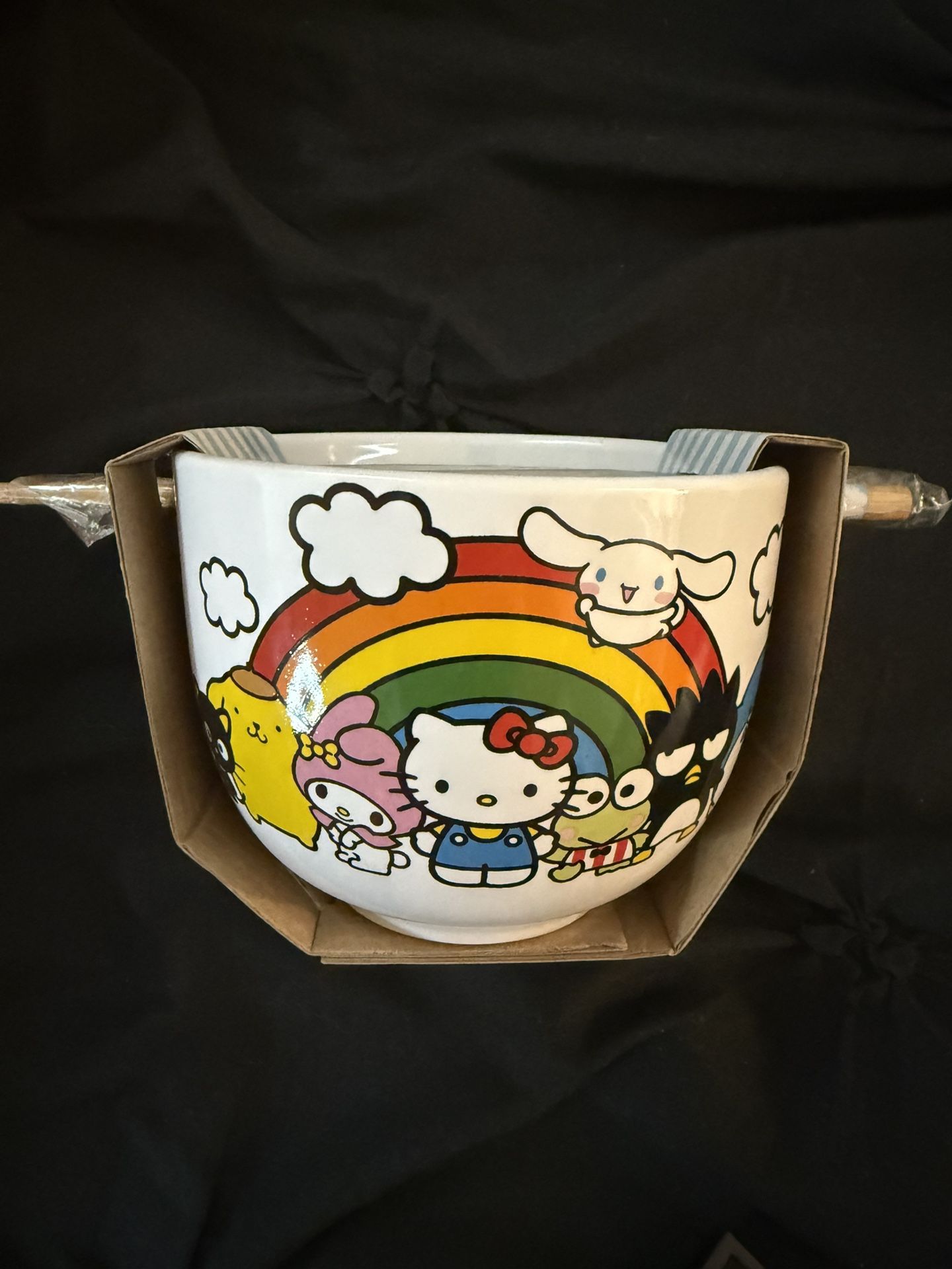 Hello Kitty Bowl With Chopstick