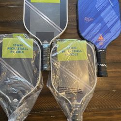 Pickleball Paddles 3 New 1 Used