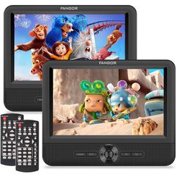 FANGOR 7.5 Inch Dual Portable DVD Player for Car