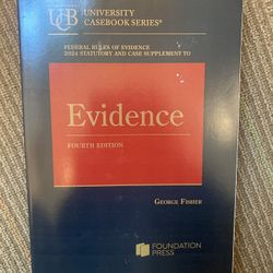 FEDERAL RULES OF EVIDENCE 2024 STATUTORY AND CASE SUPPLEMENT