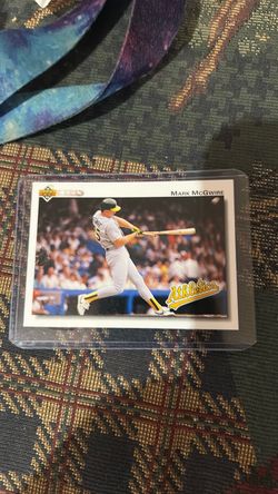 Mark McGwire error card .