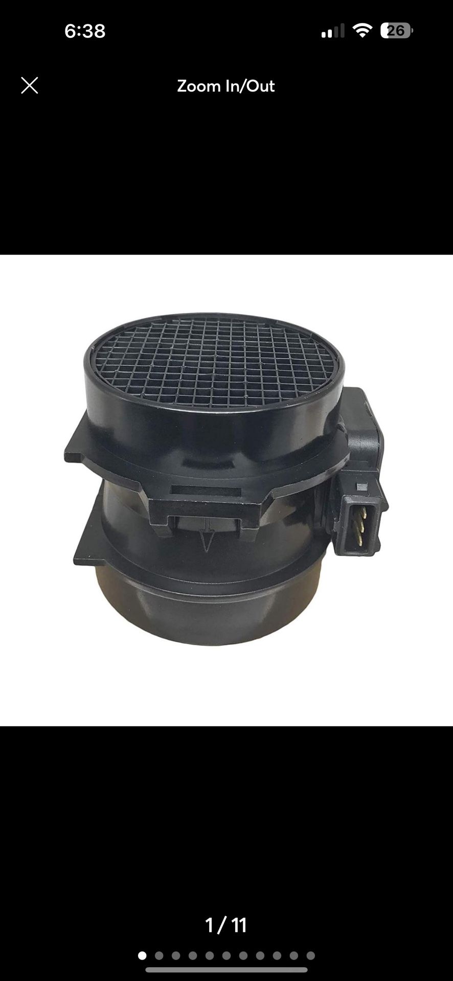 Mass Air Flow Sensor Meter MAF for BMW E36 E39 E46 3 Series 5