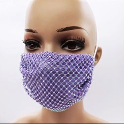 3 masks Rhinestone Fashion Face Mask