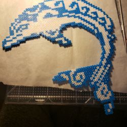Dolphin Perler Beads