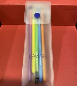 Brand new Lavish 5 piece neon eye brush collection