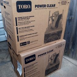 Brand-New Toro Power Clear 721E 21" Inch Self Propelled Snowblower With Electric Start 