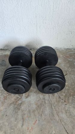 100Lbs Dumbbell Pair iGX Dumbbells 200Lbs Total