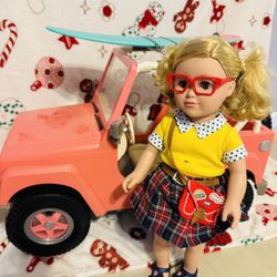 $30 Generation Doll And Jeep