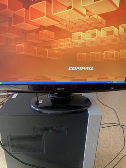 Compaq Pc & Acer Monitor 