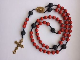 Custom Rosary Necklace You Pick The Colors