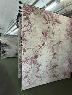Large Area Rug Abstract Marble Pattern