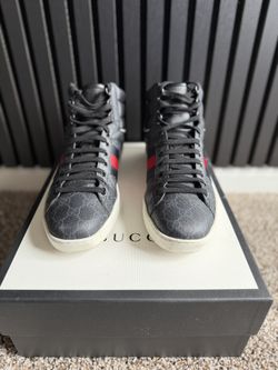 Gucci Ace GG High top Sneakers Sz. 8.5