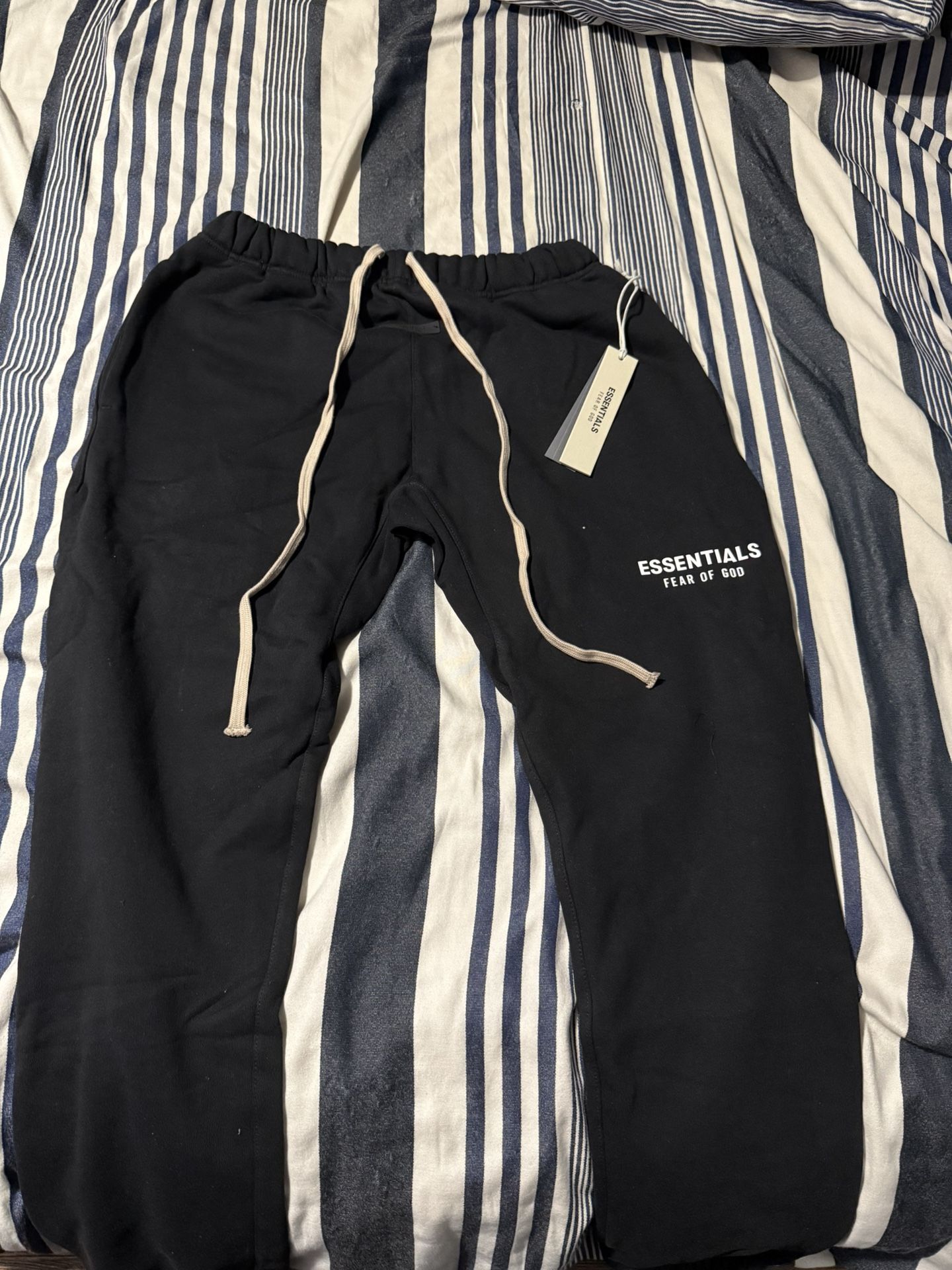 Black And White Essentials Pants