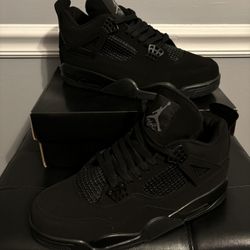 Jordan 4 Black Cat Size 10 Men’s Sneakers