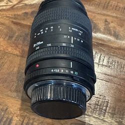 Quantaray 70-210mm F 4-5.6 lens UV Minolta Md
