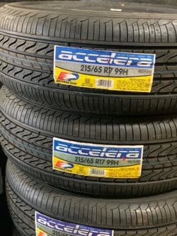 (contact info removed) 215/65/17 Tires include Warranty 50k miles Or 1 Year Manufacturer Warranty!!️