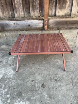 Folding Roll-Top Camping Table