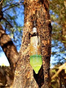 Sahuaro crystal keychain