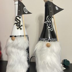 Chicago Sox Gnome Bottle Decoration 