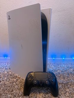 PS5 Disk Edition with Black Controller