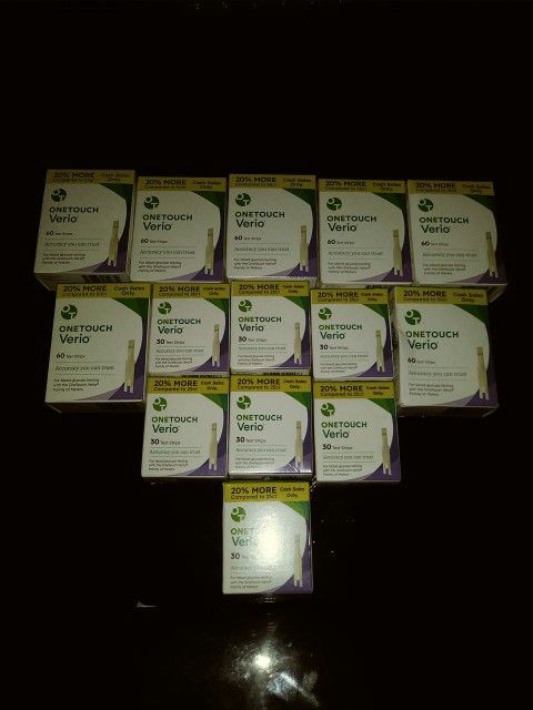 One Touch Verio Blood Glucose Test Strips